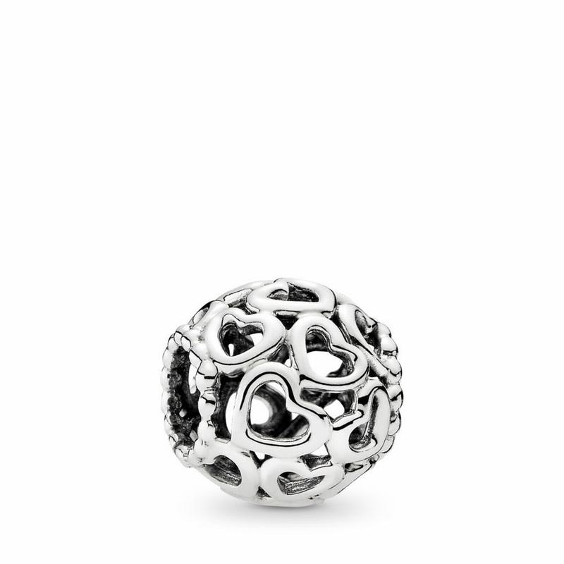 Pandora Hearts All Over Charm - Sterling Silver - Canada | JP4068WI